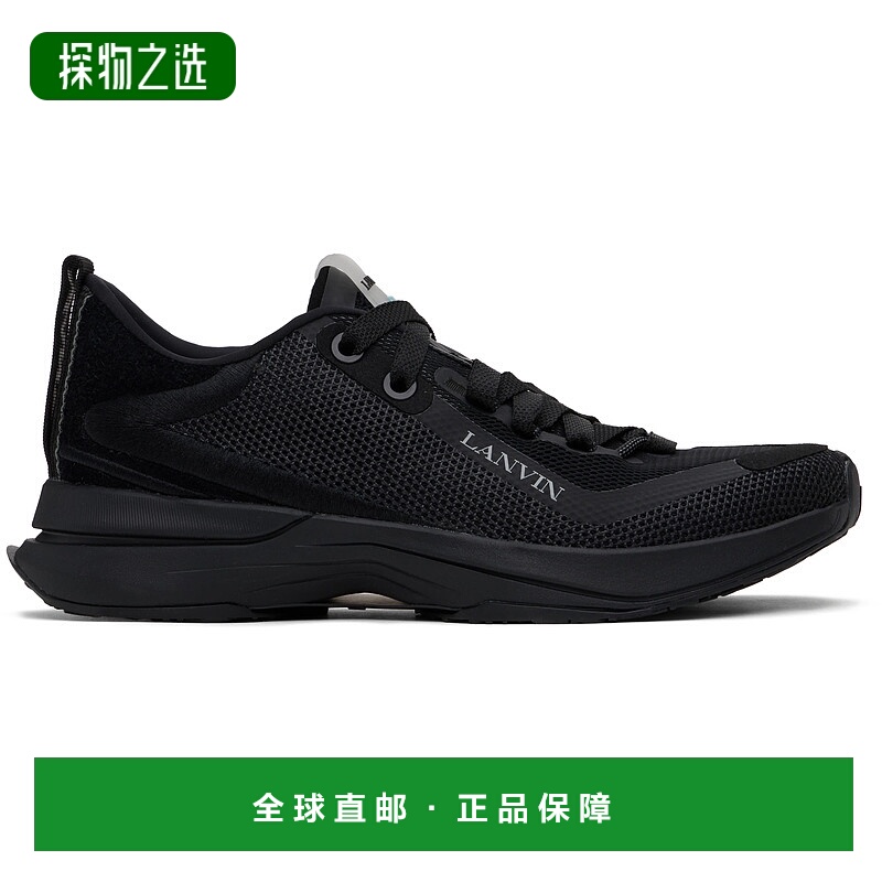 香港直邮Lanvin 朗雯 男士 黑色 L-I Mesh 运动鞋 FUSKAK01SUSHP2