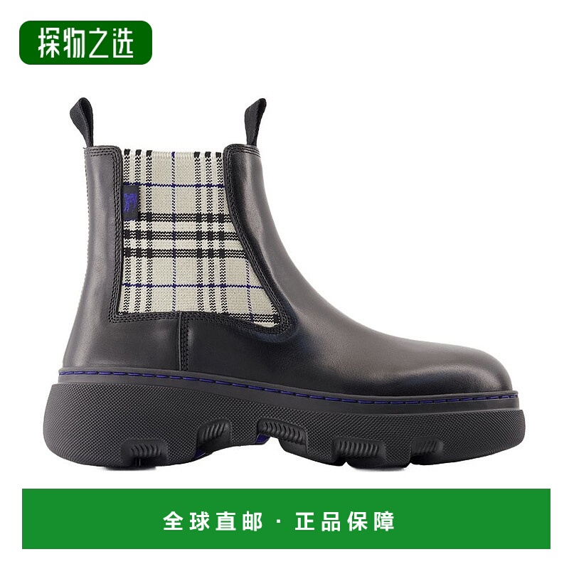 1h可退 香港直邮Burberry 巴宝莉 女士 CREEPER CHELSEA 低帮短靴