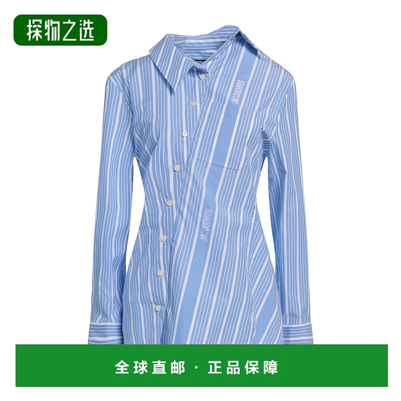 香港直邮Jacquemus 女士 条纹衬衫 blue蓝色 舒适时尚