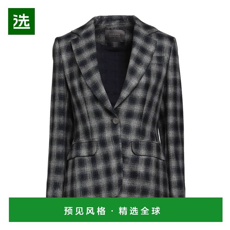 1h可退 香港直邮Lorena Antoniazzi 女士 西装外套 blue蓝色 舒适,女装/女士精品,西装,淘宝优惠券,粉丝福利购,淘宝优惠卷