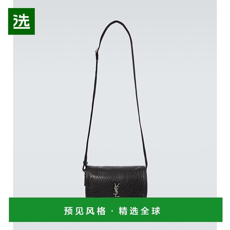 1h可退 香港直邮Saint Laurent 圣罗兰 男士 Niki 小号皮革邮差包