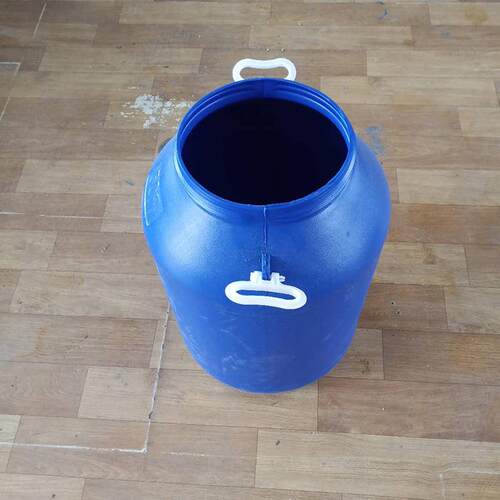 50l法兰桶大口箍桶塑料原化工料桶50L升圆桶水桶抱环保ZEO材大容