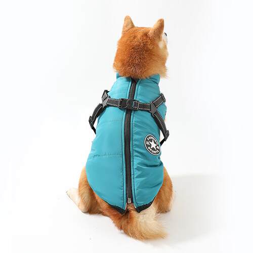 狗223LL-39狗棉衣服新款跨境宠物衣防水一保暖冬季加体厚反光胸背