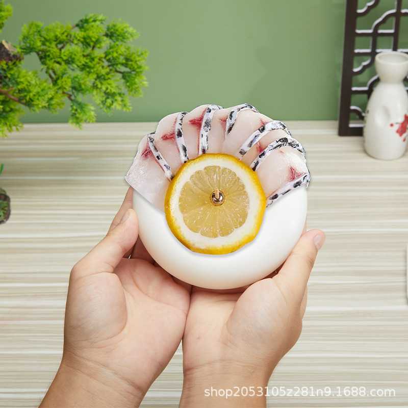 萝卜丝圈模具刺身姿造萝卜丝弧度圆磨具日料海鲜生鱼片摆盘装饰垫