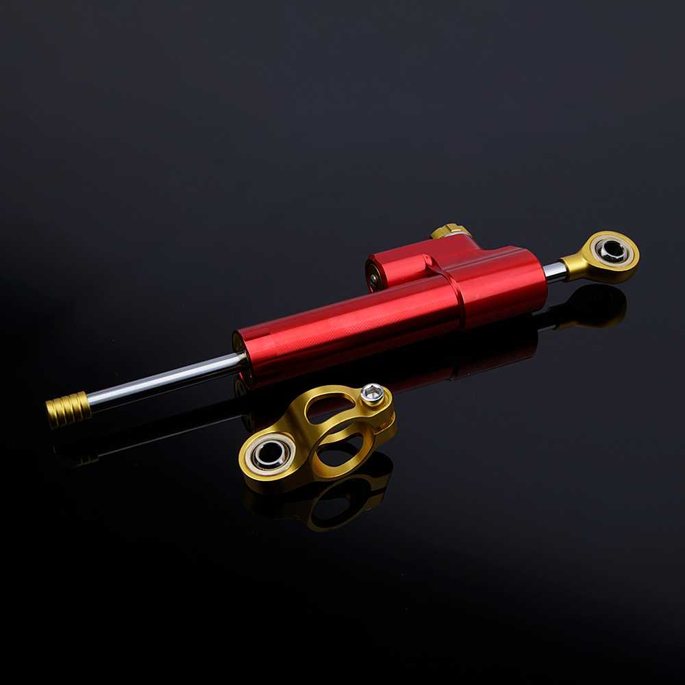 摩托车阻尼器钛尺改装方向阻尼器转向阻尼缓冲器防甩头平衡杆钛尺