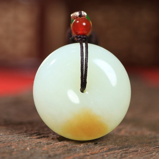 安道子天然和田玉平安扣系列多款可选男女同款玉质温润细腻可回收