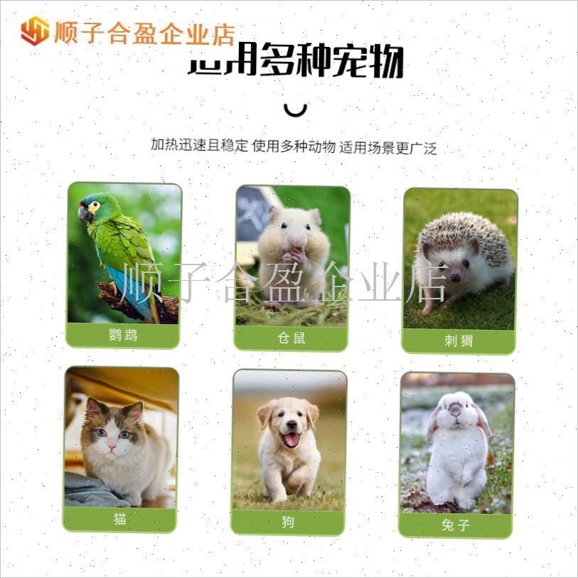 鹦鹉保温灯幼鸟过冬神器鸟笼专用陶瓷加热灯取暖V仓鼠保暖加温灯.