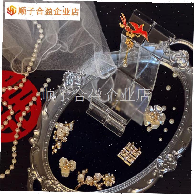 婚鞋盒dicy婚鞋盒子高级婚鞋盒藏鞋镜面托盘套圈堵门游戏道具展.