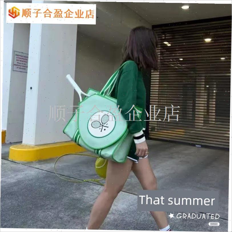 那年夏天网球包女大容量运动挎包网球球拍收纳单肩包.手提包斜挎.