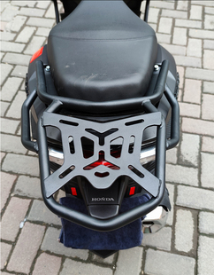 适用于本田裂行125尾架摩托车改装加厚高碳钢后货架踏板车尾箱架