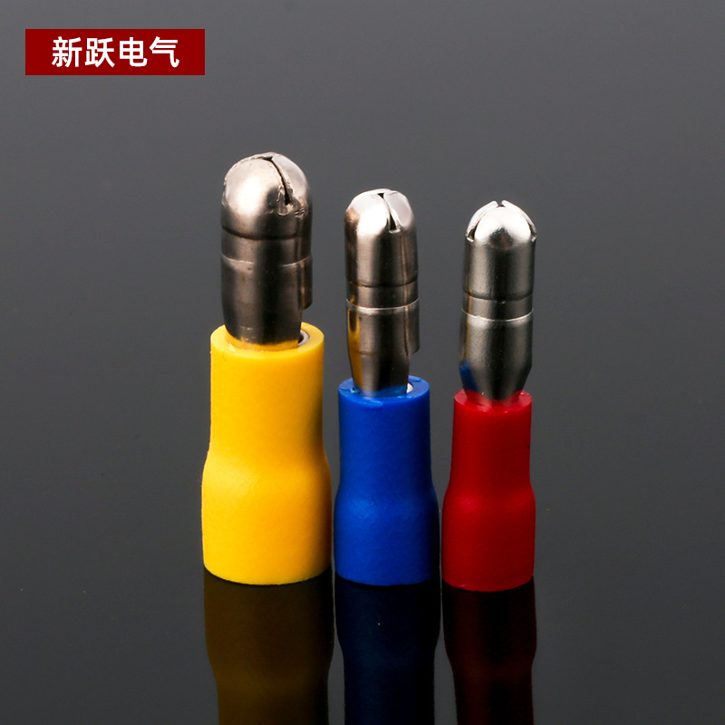 货源FRD MPD1.25/2/5.5子弹头公母对接端子插拔绝缘冷压端子