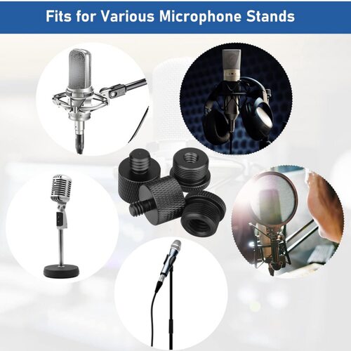 Male Screw Thread Adapter Mic Thread Adapter Set for Microp