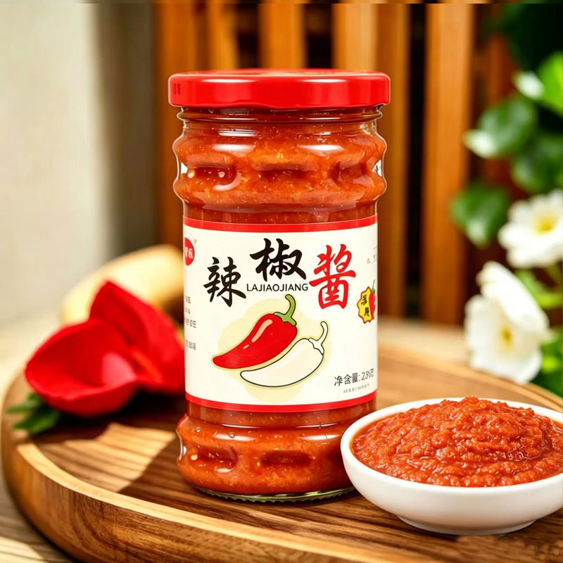 安徽和县特产石磨辣椒酱拌面下饭蘸料包子调味酱爆辣家用装