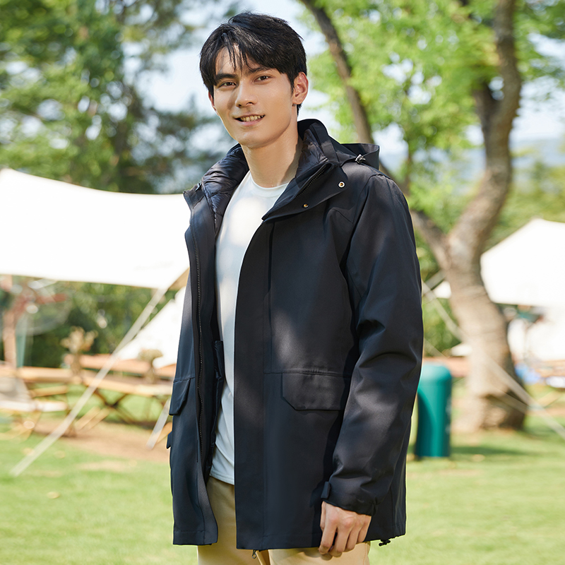 蓝途2206冲锋衣二件套东丽90白鹅绒高级感大气YKK户外outdoor服装