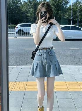 夏日温柔气质感简约白色p