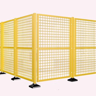车间仓库隔离网围栏可移动护栏工厂设备铁丝防护网底座免打孔栅栏