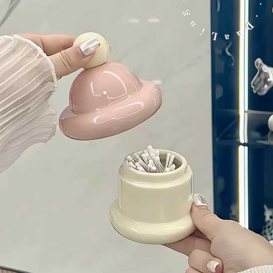 高颜值牙签盒轻奢高级家用创意商用牙签筒2024新款棉签盒牙签盒罐
