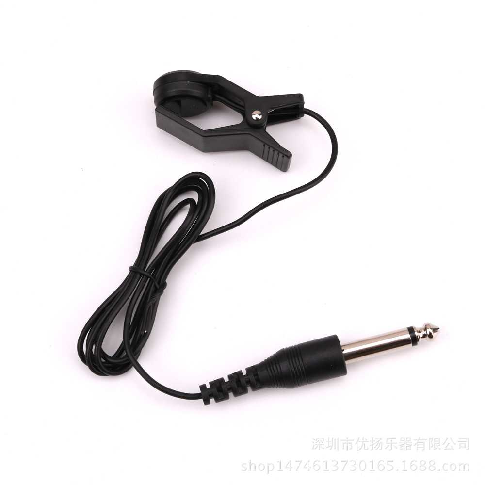 拾音夹校音器调音器连接线乐器通用拾音线夹子通用拾音夹子