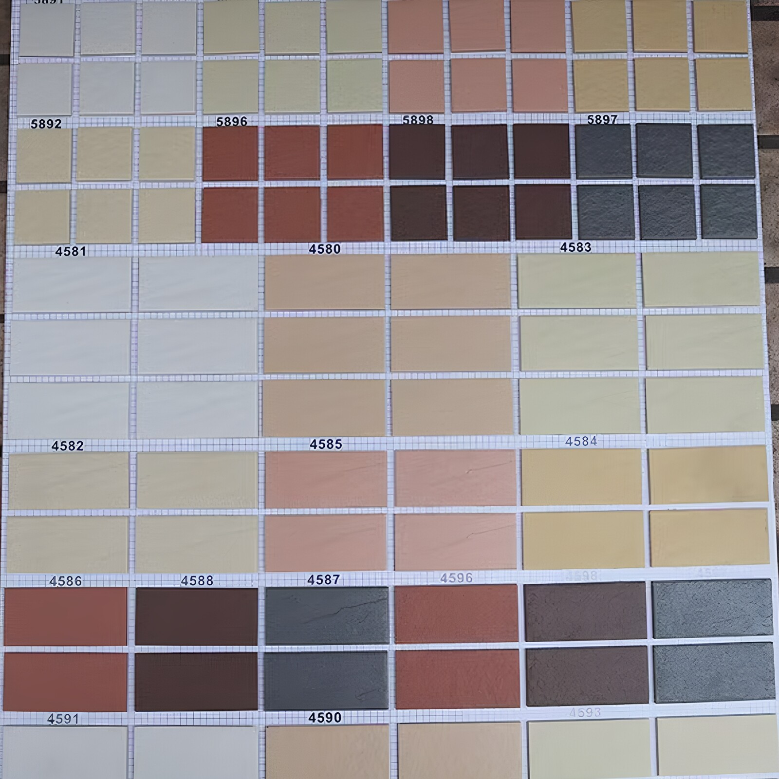 自建别墅抗冻哑光工程三色纸皮砖