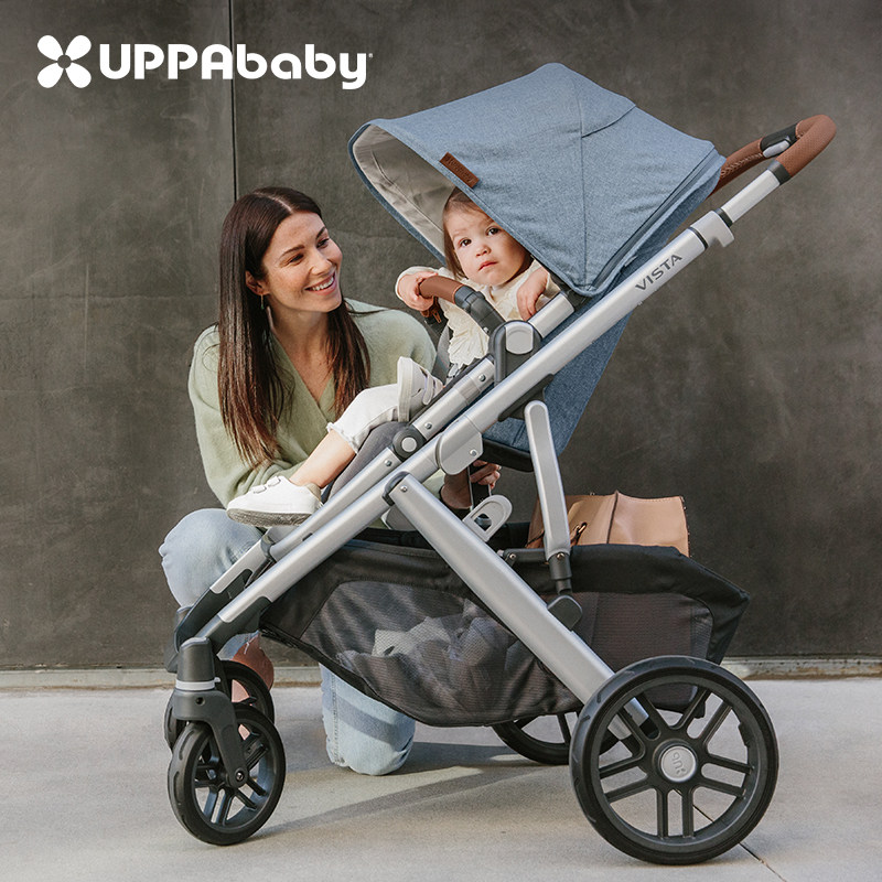 UPPAbaby Vista V2 新生婴儿车超高景观可坐躺折叠双向多功能推车使用感如何?