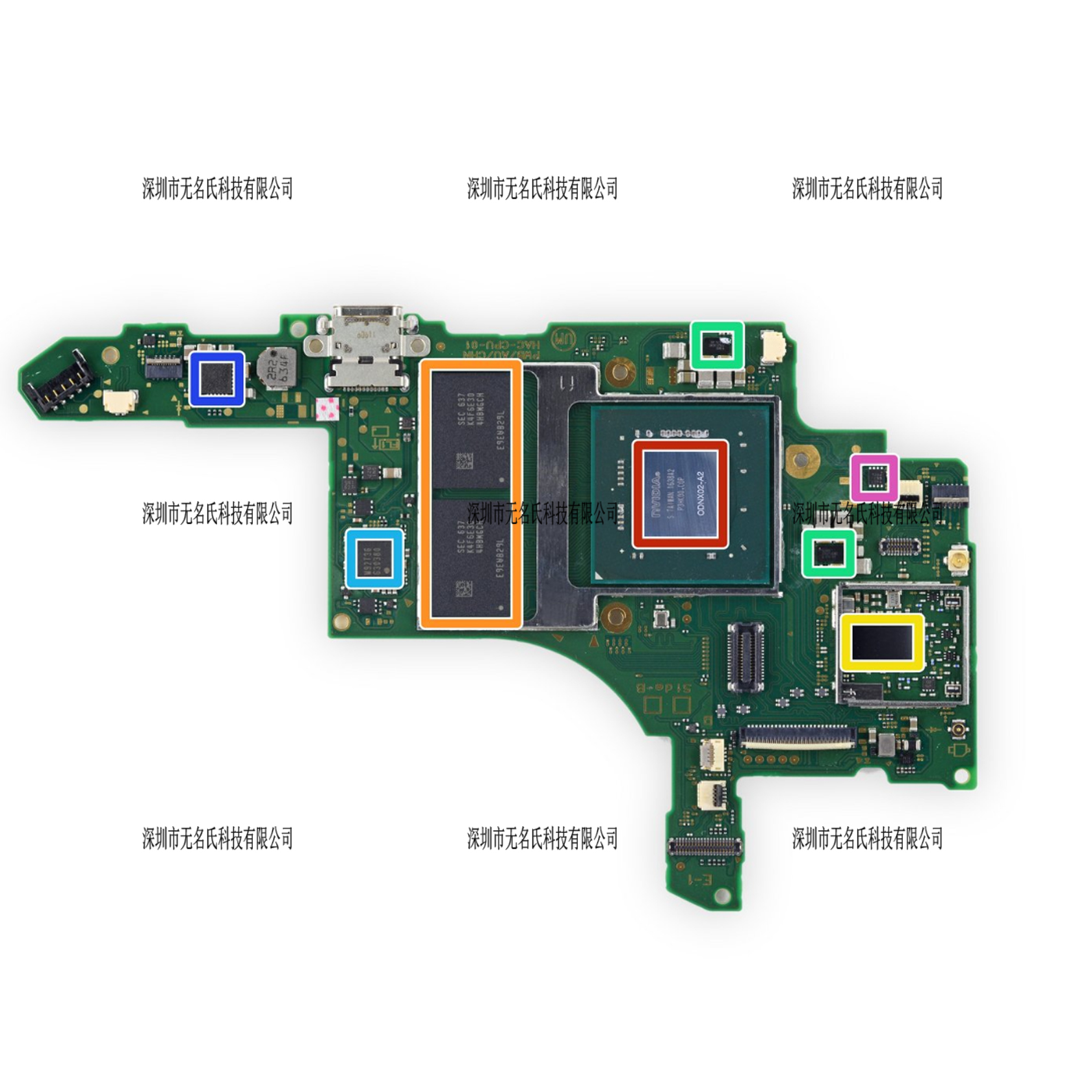 任天堂Switch芯片 M92T36 MAX77621AEWI BQ24193 TMP451 BCM4356