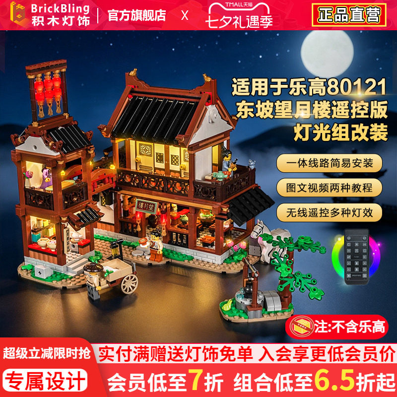 适用80121东坡望月楼灯饰配件