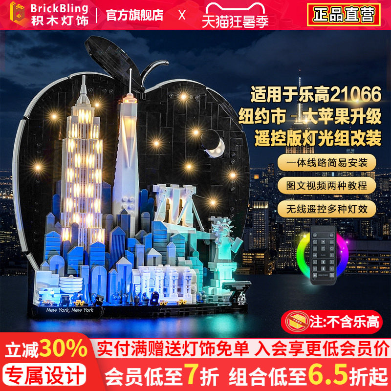 21066纽约市大苹果天际线灯饰