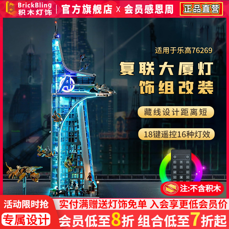 适用于乐高复联大厦76269展示盒