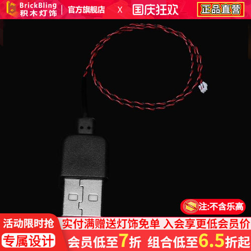 BrickBlingUSB供电接口适用