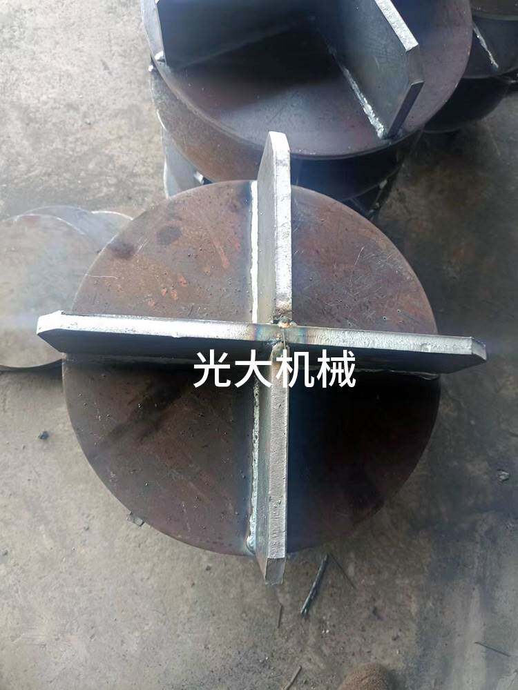 管桩预应力开口型闭口型圆锥型方锥型平底型方桩预埋件钢十字桩尖