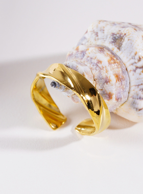 莫比乌斯环小众戒指18K简约男女