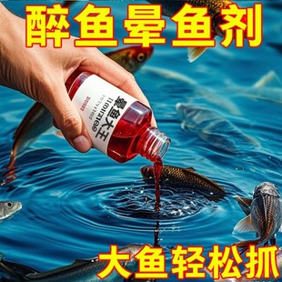 醉鱼药特效晕鱼药不伤鱼晕鱼神器鱼用麻醉鱼专用缺氧药封氧醉鱼灵