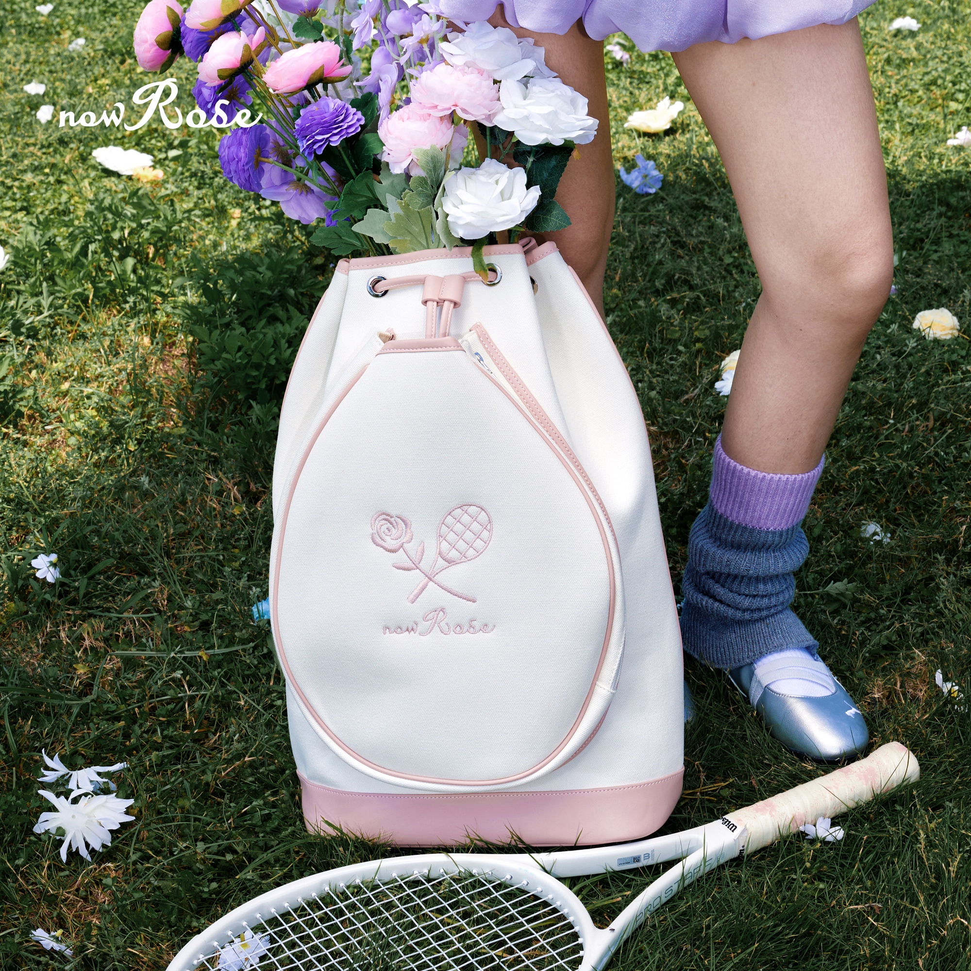 NowRose网球双肩包羽毛球运动包