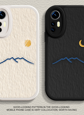 适用红米note14pro手机壳15ultra新款mix4太阳月亮10液态civi2硅胶小米17情侣k60软k70男13女12spro保护套12x