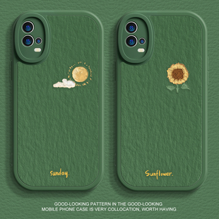 适用vivox100pro手机壳k11新5款 opporeno11太阳花朵iqoo12液态findx6硅胶r17创意neo8软9男s18女z8x8保护套60