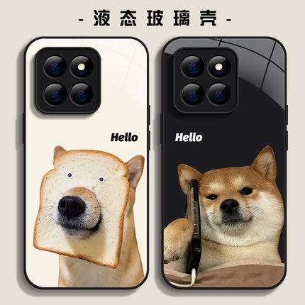 适用小米17手机壳15ultra新款mix4吐司柴犬10s液态civi3玻璃红米note13pro个性k60潮k70男12x女12spro至尊版9