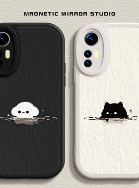 适用红米K70手机壳11ultra新款mix4狗狗冒泡10s液态civi3硅胶note13pro个性小米14软k60男12x女12spro至尊版9