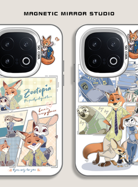 适用vivoX200pro手机壳k11新款opporeno13尼克朱迪iqoo13卡通findx8疯狂动物城A3A5A97亚克neo10力z9男s19女7