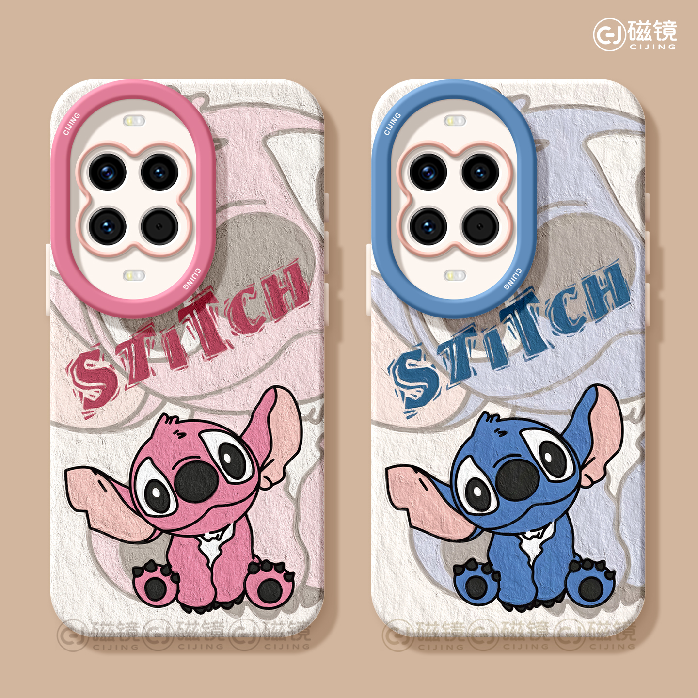 卡通,情侣硅胶华为nova手机壳