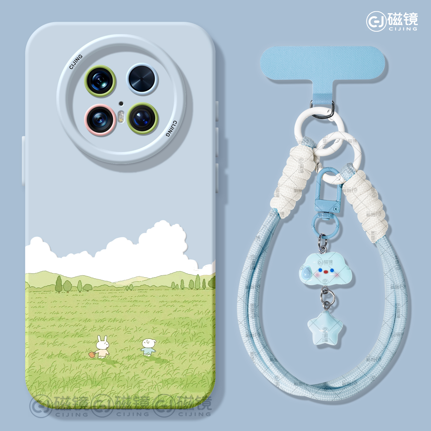 卡通,可爱硅胶华为mate手机壳