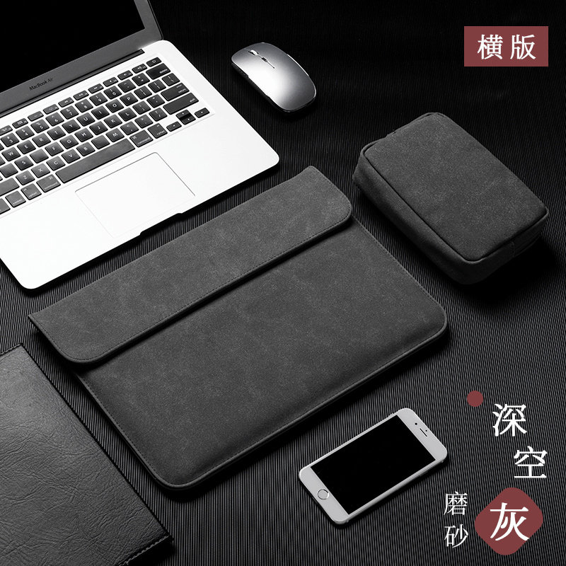 戴尔皮革磨砂商务风电脑袋内胆包图片