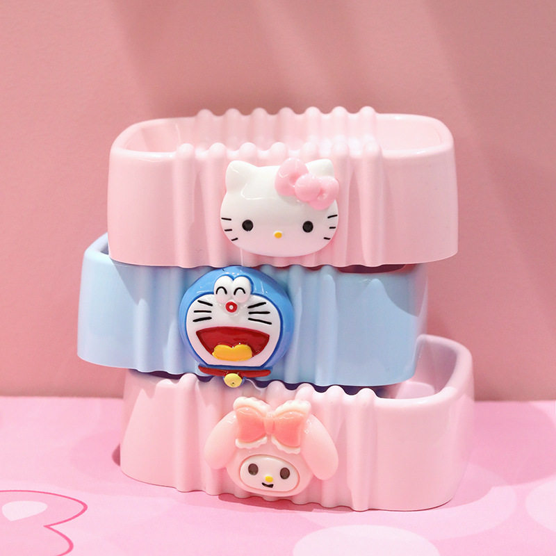 hellokitty少女粉红香皂盒浴室肥皂盒卫生间香皂架洗脸肥皂收纳盒