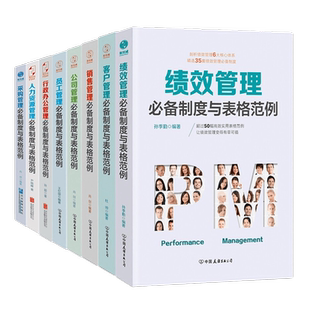 小公司必备全套工作制度与表格6本套:绩效管理+客户管理+销售管理+员工管理+行政办公管理+人力资源管理