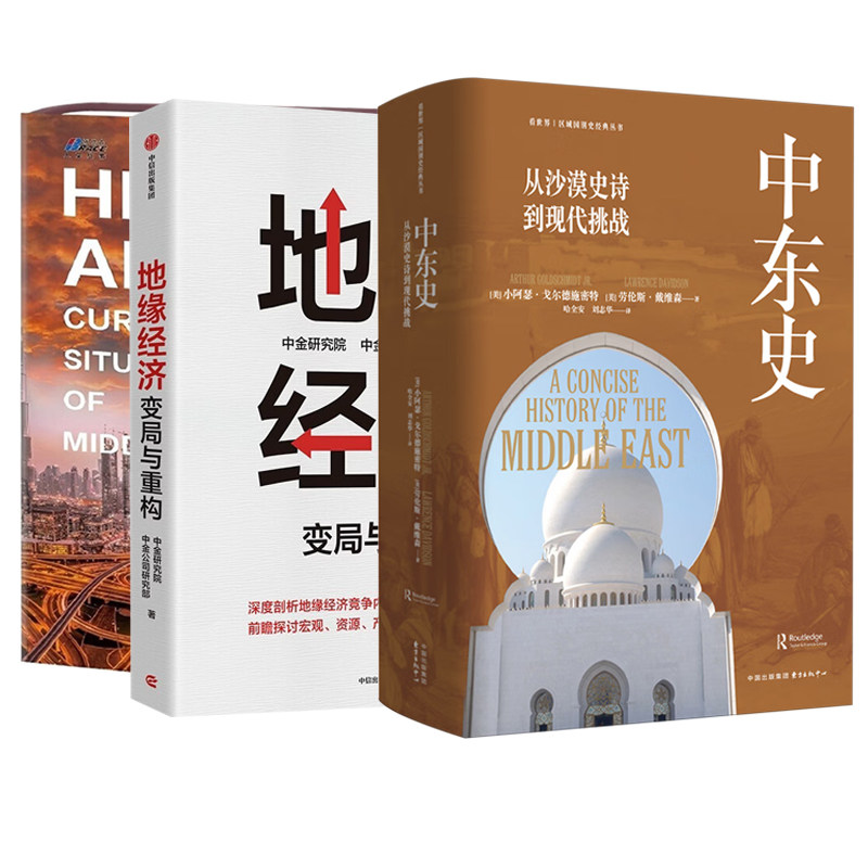 中东历史于现状3册:从沙漠史诗到现代挑战+中东历史与现状二十讲+地缘经济