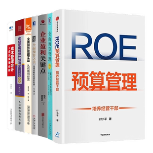 企业全面预算管理全集7册：ROE预算管理+案例与实务指引+实务与案例解析+之美+年度经营计划+全面实战+成本管理会计与企业决策分析