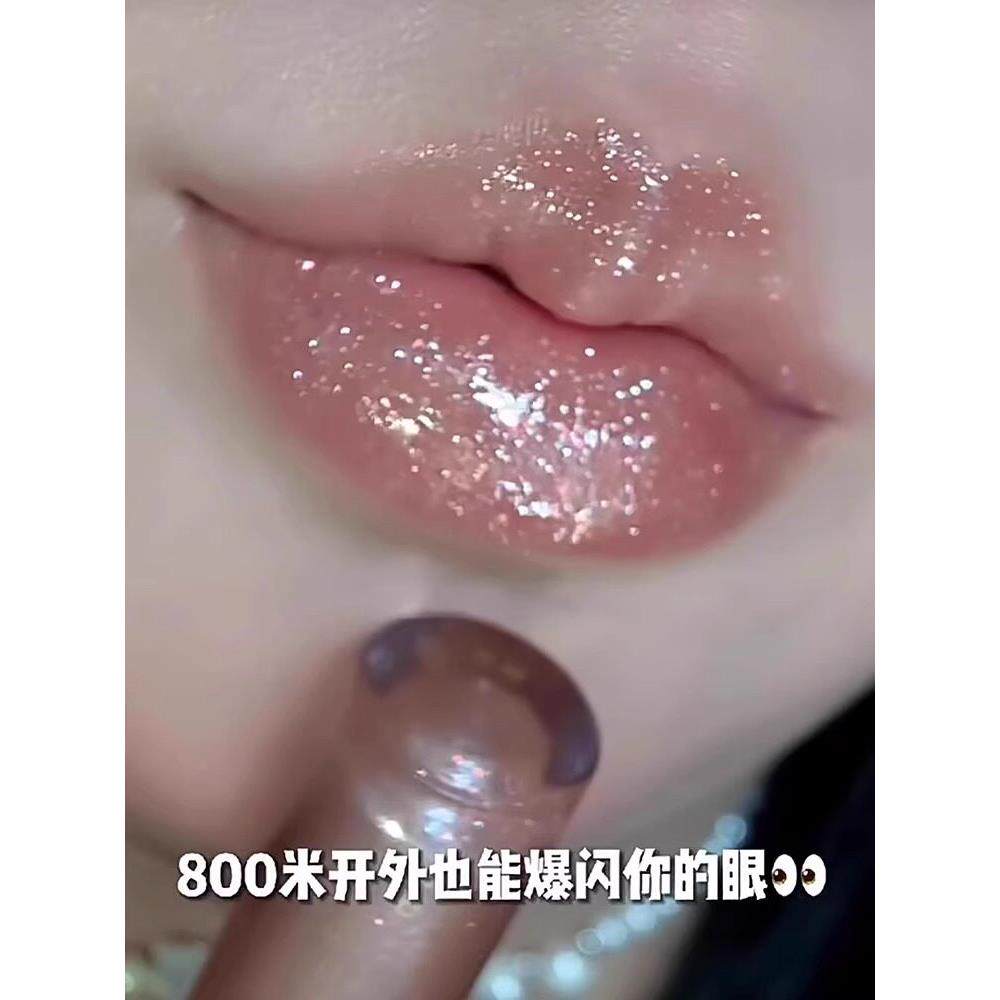推荐XBJ爆闪水光油透明唇唇蜜唇嘟彩保湿滋润镜面红唇釉口嘟唇