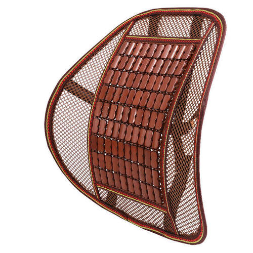 夏季冰丝透气竹片办公室汽车腰靠