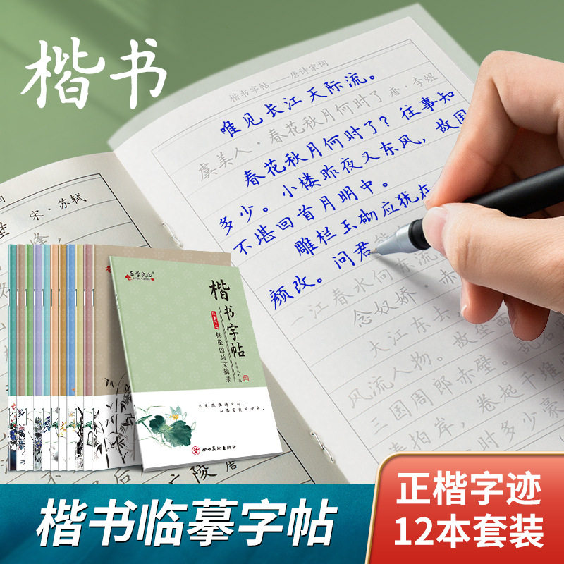 钢笔字帖成人中小学生正
