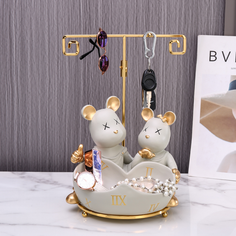 沛纳丽树脂收纳摆件现代简约客厅