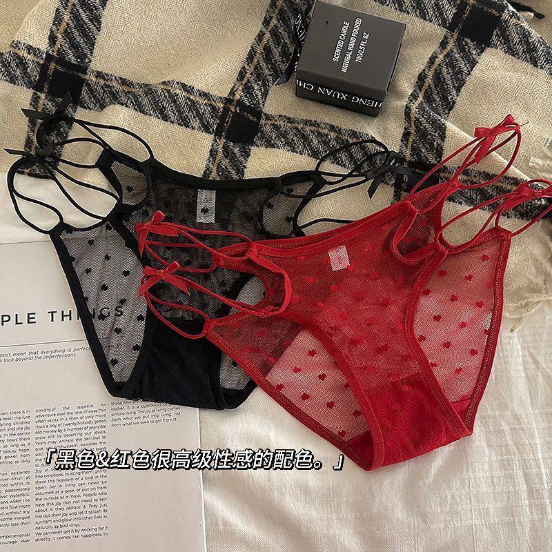 本命年纯欲性感内裤少女蕾丝镂空薄款网纱透气舒适女士三角裤,女士内衣/男士内衣/家居服,女三角裤,淘宝优惠券,粉丝福利购,淘宝优惠卷